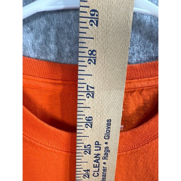 Peanuts Mens 2XL Knotts Spooky Farm T-Shirt Orange Halloween Knotts Berry Farm - Picture 5 of 6